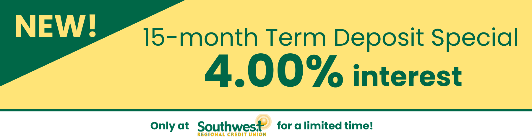 15 Month Term Special